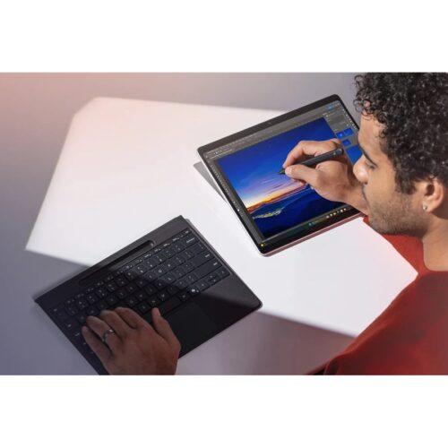 MICROSOFT Surface – Keyboard Flex – Typecover Flex – Trackpad – Encoche Pen – Surface Pro 8/9/10/11 – Copilot Ready – AZERTY – Noir