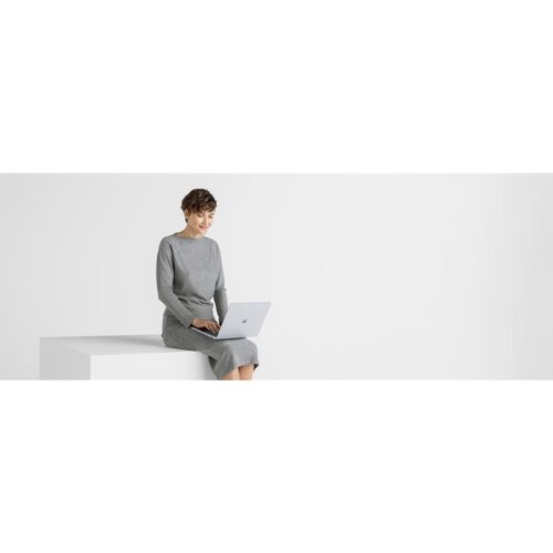 MICROSOFT Surface Laptop 6 – Intel Core Ultra 5 135H – 15p – 8Go – 256Go – W11P – Platine – PC – Ordinateur Portable – AZERTY