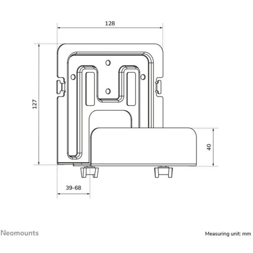 NEOMOUNTS AWL-450BL Support pour lecteur multimédia – universel