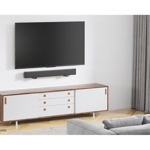 NEOMOUNTS AWL29-550BL1 Support mural pour vidéobar/barre de son – max 15 kg – universel
