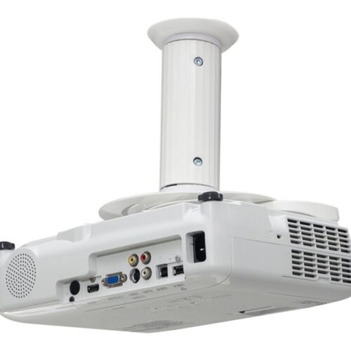 NEOMOUNTS BEAMER-C80WHITE Support de plafond pour vidéoprojecteur – h 13-20 cm – orientable
