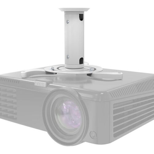NEOMOUNTS BEAMER-C80WHITE Support de plafond pour vidéoprojecteur – h 13-20 cm – orientable