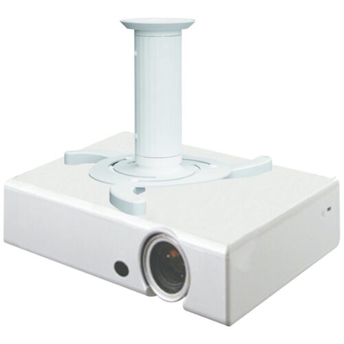 NEOMOUNTS BEAMER-C80WHITE Support de plafond pour vidéoprojecteur – h 13-20 cm – orientable