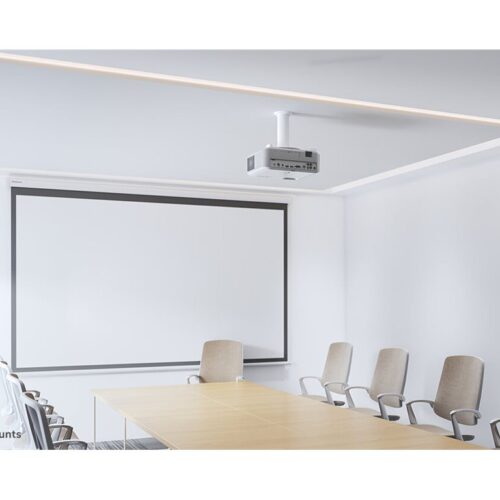 NEOMOUNTS BEAMER-C80WHITE Support de plafond pour vidéoprojecteur – h 13-20 cm – orientable