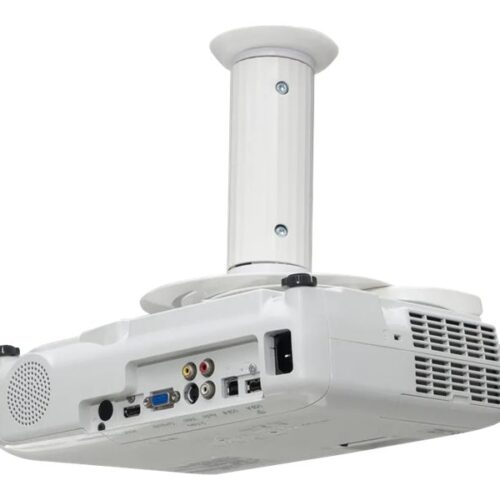 NEOMOUNTS BEAMER-C80WHITE Support de plafond pour vidéoprojecteur – h 13-20 cm – orientable