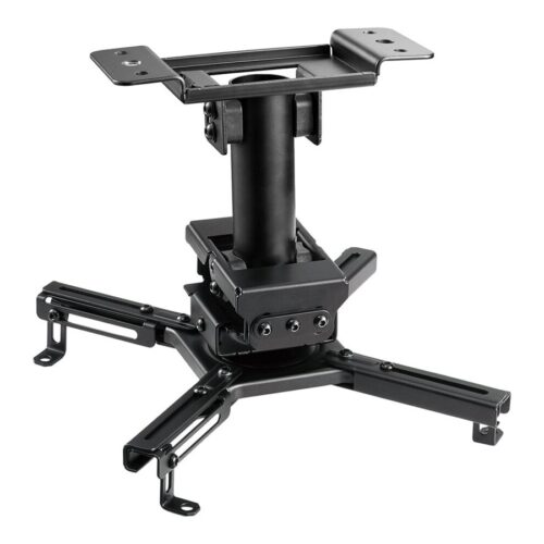 NEOMOUNTS CL25-530BL1 Support de plafond pour vidéoprojecteur – h 25.5 cm – installation facile – orientable