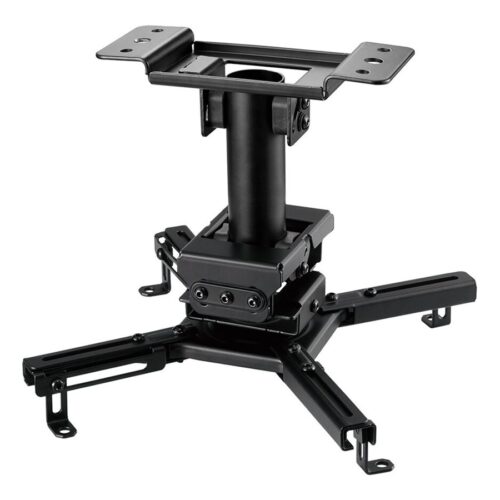 NEOMOUNTS CL25-530BL1 Support de plafond pour vidéoprojecteur – h 25.5 cm – installation facile – orientable