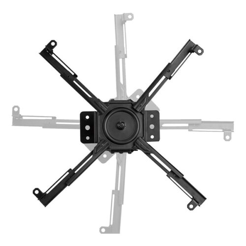 NEOMOUNTS CL25-530BL1 Support de plafond pour vidéoprojecteur – h 25.5 cm – installation facile – orientable