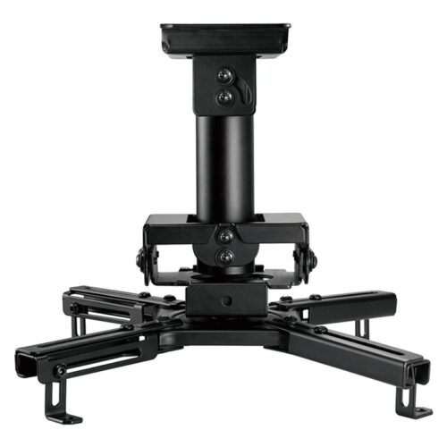 NEOMOUNTS CL25-530BL1 Support de plafond pour vidéoprojecteur – h 25.5 cm – installation facile – orientable