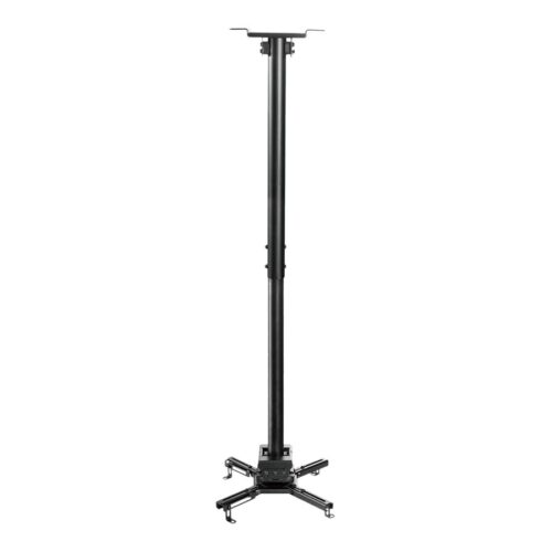 NEOMOUNTS CL25-540BL1 Support de plafond pour vidéoprojecteur – h 60.5-90.5 cm – installation facile – orientable