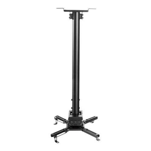 NEOMOUNTS CL25-540BL1 Support de plafond pour vidéoprojecteur – h 60.5-90.5 cm – installation facile – orientable