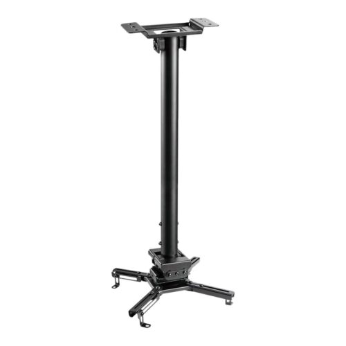 NEOMOUNTS CL25-540BL1 Support de plafond pour vidéoprojecteur – h 60.5-90.5 cm – installation facile – orientable