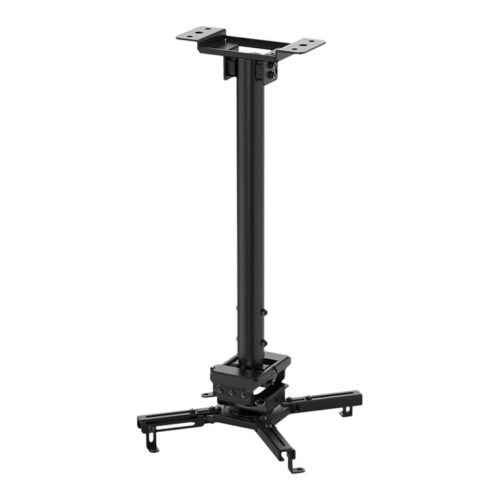 NEOMOUNTS CL25-540BL1 Support de plafond pour vidéoprojecteur – h 60.5-90.5 cm – installation facile – orientable