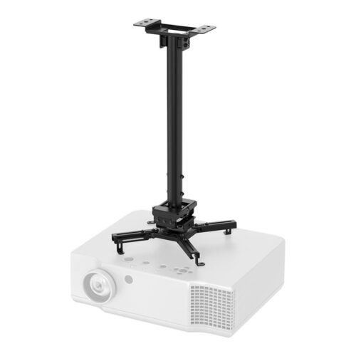 NEOMOUNTS CL25-540BL1 Support de plafond pour vidéoprojecteur – h 60.5-90.5 cm – installation facile – orientable