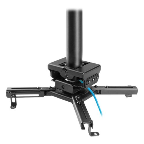 NEOMOUNTS CL25-540BL1 Support de plafond pour vidéoprojecteur – h 60.5-90.5 cm – installation facile – orientable