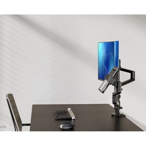 NEOMOUNTS DS20-425BL2 Support décran à fixer avec support pour ordinateur portable 17-27p – économie despace