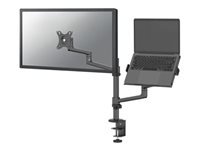 NEOMOUNTS DS20-425BL2 Support décran à fixer avec support pour ordinateur portable 17-27p – économie despace