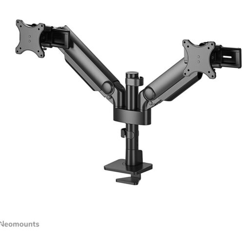 NEOMOUNTS DS65S-950BL2 Support décran à fixer 24-34p – ressort à gaz – Topfix – multiréglable – arrêt 180
