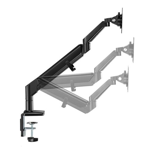 NEOMOUNTS DS70-810BL1 Support décran à fixer 17-32p – ressort à gaz – économie despace – arrêt 180
