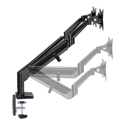 NEOMOUNTS DS70-810BL2 Support décran à fixer 17-32p – ressort à gaz – économie despace – arrêt 180