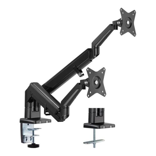 NEOMOUNTS DS70-810BL2 Support décran à fixer 17-32p – ressort à gaz – économie despace – arrêt 180