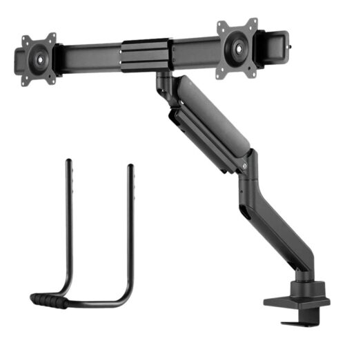 NEOMOUNTS DS75-450BL2 Support décran à fixer 17-32p – ressort à gaz – Topfix – arrêt 180