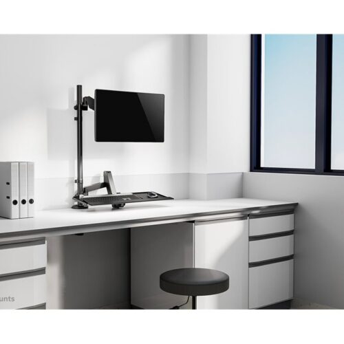 NEOMOUNTS DS90-325BL1 Station de travail assis-debout pour bureau 17-32p – ressort à gaz