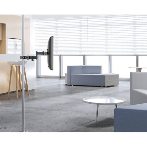 NEOMOUNTS FL40-450BL11 Support de colonne pour écran 17-32p – diam. 28-60 mm – orientable