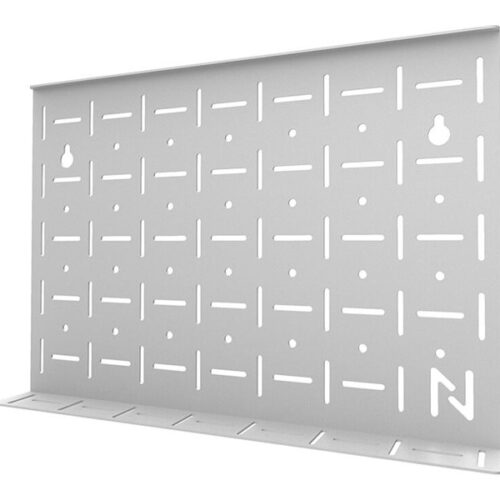 NEOMOUNTS FL50-525WH1 Support au sol mobile pour écran 55-86p – étagère multimédia incluse – installation rapide – TÜV