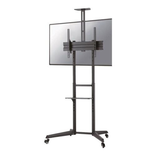 NEOMOUNTS FL50-550BL1 Support au sol mobile pour écran 37-70p – étagère multimédia et support caméra inclus