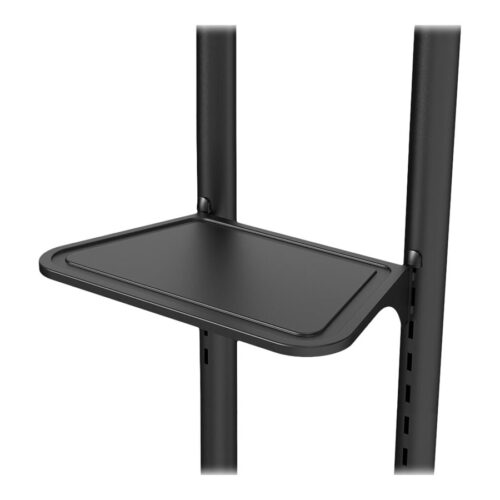 NEOMOUNTS FL50-550BL1 Support au sol mobile pour écran 37-70p – étagère multimédia et support caméra inclus