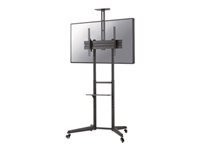 NEOMOUNTS FL50-550BL1 Support au sol mobile pour écran 37-70p – étagère multimédia et support caméra inclus