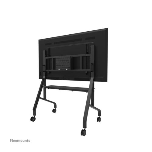 NEOMOUNTS FL50-575BL1 Support au sol mobile pour écran 65-110p – étagère multimédia incluse – installation rapide – TÜV