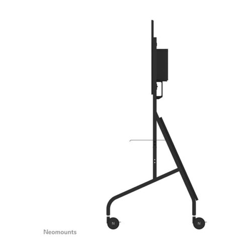 NEOMOUNTS FL50-575BL1 Support au sol mobile pour écran 65-110p – étagère multimédia incluse – installation rapide – TÜV
