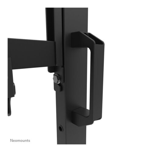 NEOMOUNTS FL50-575BL1 Support au sol mobile pour écran 65-110p – étagère multimédia incluse – installation rapide – TÜV