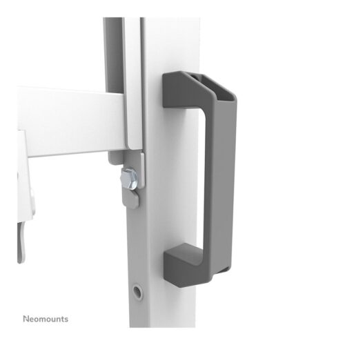 NEOMOUNTS FL50-575WH1 Support au sol mobile pour écran 65-110p – étagère multimédia incluse – installation rapide – TÜV