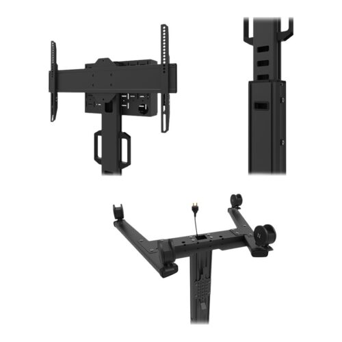 NEOMOUNTS FL50S-825BL1 Support au sol mobile pour écran 37-75p – TÜV