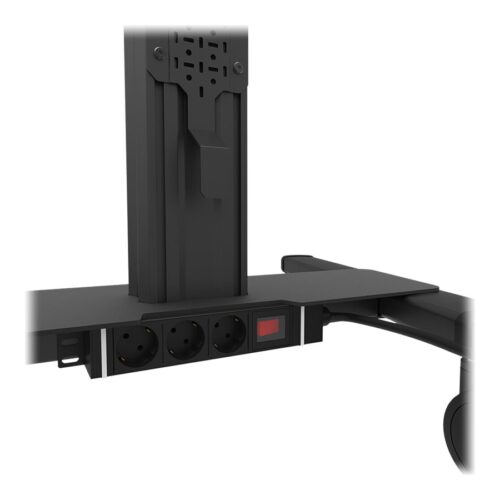NEOMOUNTS FL50S-825BL1 Support au sol mobile pour écran 37-75p – TÜV