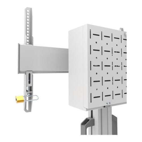 NEOMOUNTS FL50S-825WH1 Support au sol mobile pour écran 37-75p – TÜV