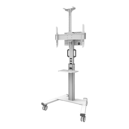 NEOMOUNTS FL50S-825WH1 Support au sol mobile pour écran 37-75p – TÜV
