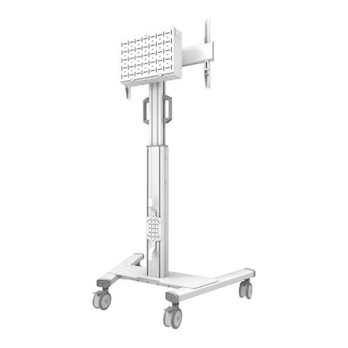 NEOMOUNTS FL50S-825WH1 Support au sol mobile pour écran 37-75p – TÜV