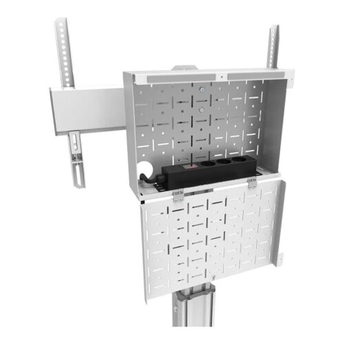 NEOMOUNTS FL50S-825WH1 Support au sol mobile pour écran 37-75p – TÜV