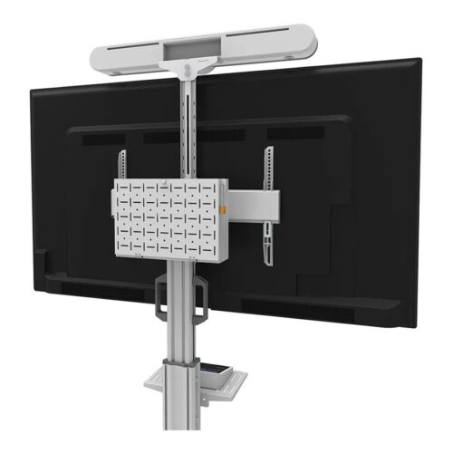 NEOMOUNTS FL50S-825WH1 Support au sol mobile pour écran 37-75p – TÜV