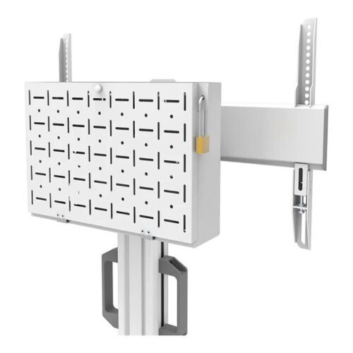 NEOMOUNTS FL50S-825WH1 Support au sol mobile pour écran 37-75p – TÜV