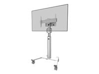 NEOMOUNTS FL50S-825WH1 Support au sol mobile pour écran 37-75p – TÜV