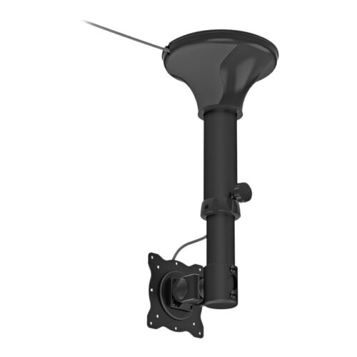 NEOMOUNTS FPMA-C025BLACK Support de plafond pour écran de 10-30p – h 37-47 cm – inclinable