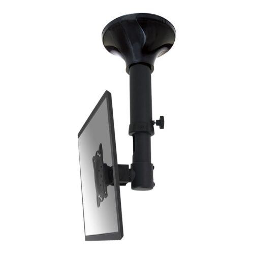 NEOMOUNTS FPMA-C025BLACK Support de plafond pour écran de 10-30p – h 37-47 cm – inclinable
