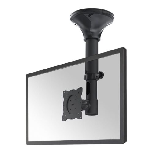 NEOMOUNTS FPMA-C025BLACK Support de plafond pour écran de 10-30p – h 37-47 cm – inclinable