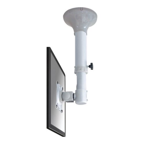NEOMOUNTS FPMA-C025SILVER Support de plafond pour écran de 10-30p – h 37-47 cm – inclinable
