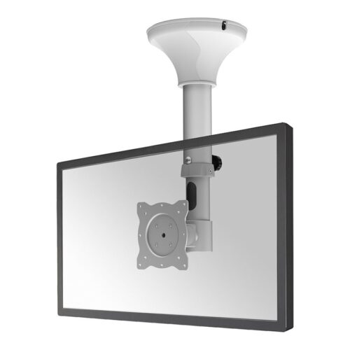 NEOMOUNTS FPMA-C025SILVER Support de plafond pour écran de 10-30p – h 37-47 cm – inclinable